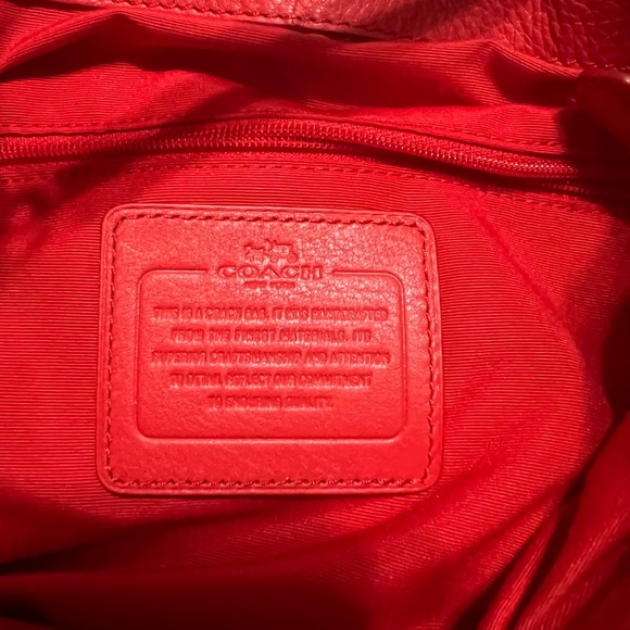 COACH PHOEBE HOBO BAG, HOT ORANGE - Picture 11 of 15